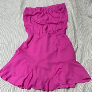 NWT Krisa x Revolve Pink Cocktail Strapless Dress